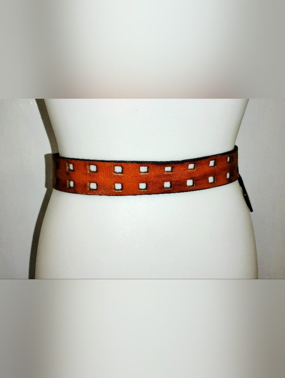 RETRO LEVI'S LEATHER BELT - Picture 4 of 6